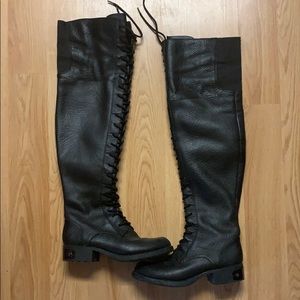 Circus by Sam Edelman thigh high combat boots